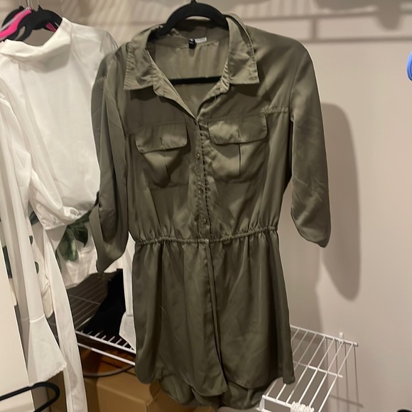 Green Romper - Picture 1 of 6